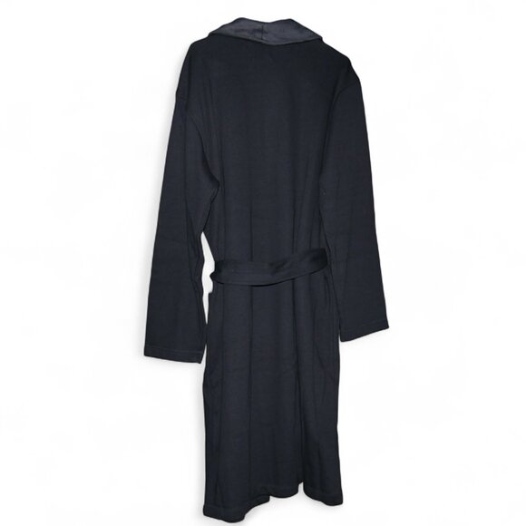 Ugg Men's Luxury Robe Pockets Black Men's Size M/L Heavyweight Thermal Warm NWT - Picture 6 of 12